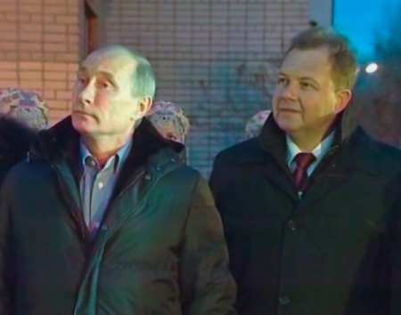 Путин и Павленко гуляли по Архангельску